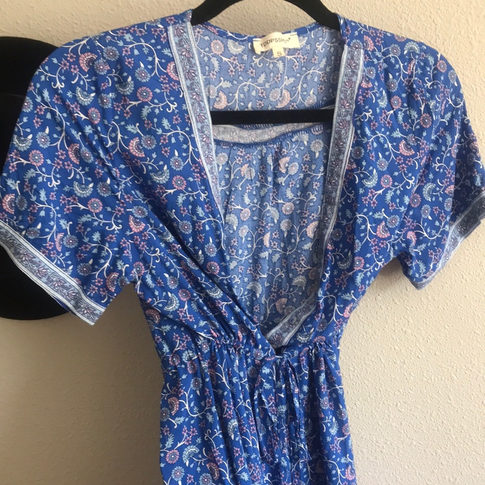 Blue Floral Sundress